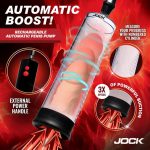 Power Up Rechargeable Automatic Penis Pump - Clear - Image 2