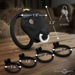 Bull Chastity Cage - Black - Image 3