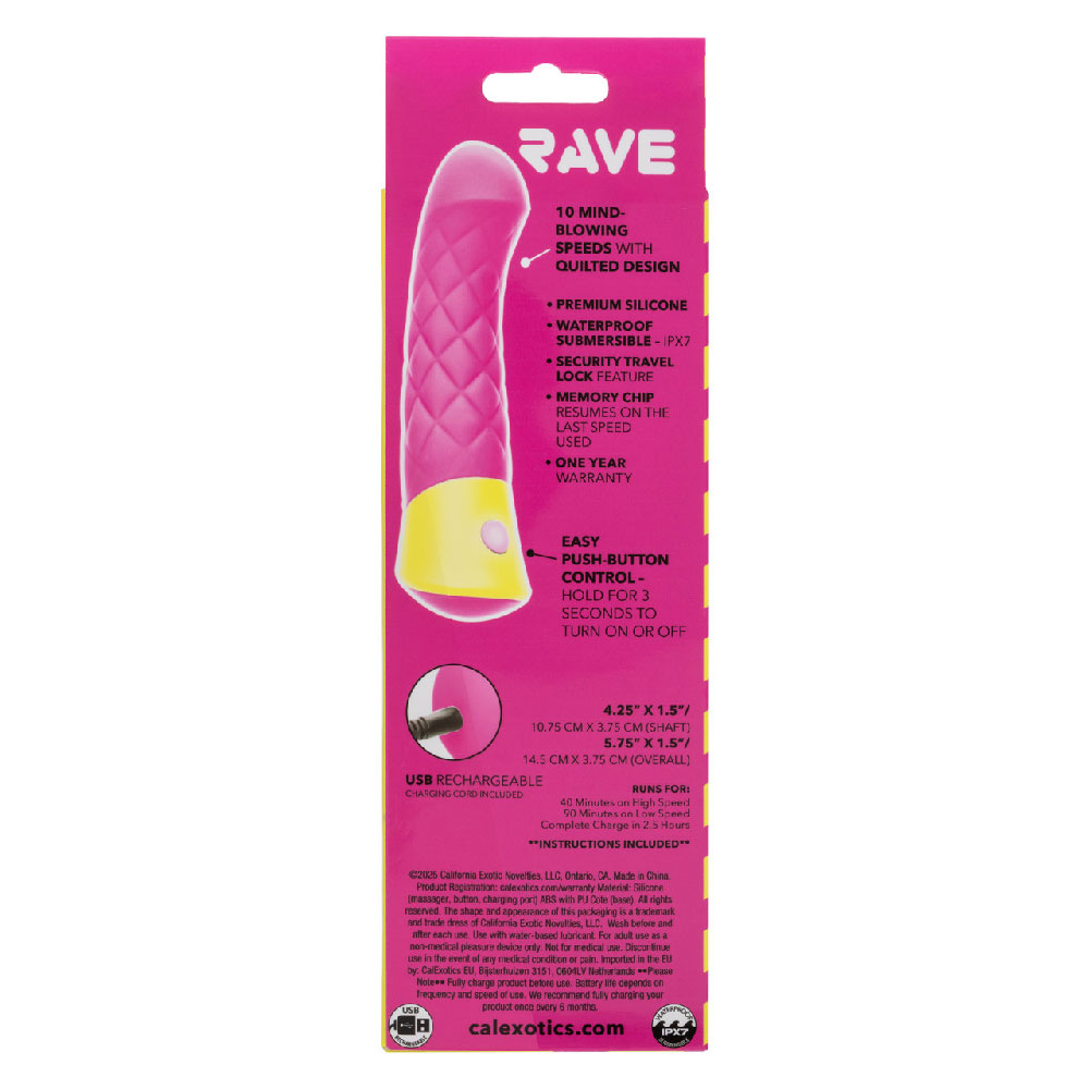 yP1YovHD Rave Quilted G - Pink - Image 1