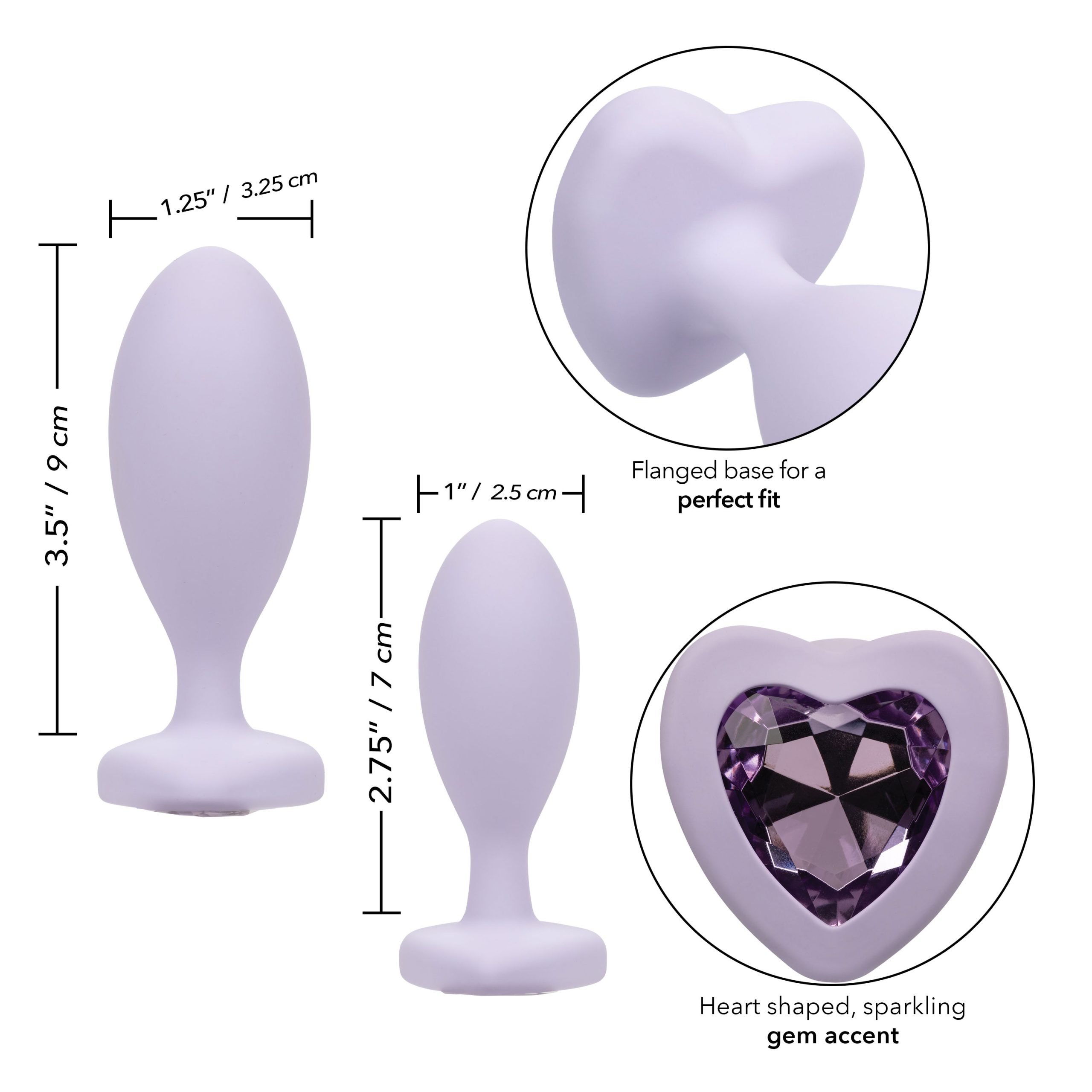 yRceHhDJWwuo9FfS85kAxO6iHZMtlkXC Love Crystal Booty Duo - Purple - Image 1