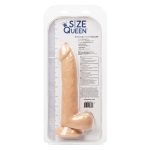 Size Queen 8 inch/20.25 Cm - Ivory - Image 8