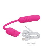 Pretty Love Nobikuma Thrusting Egg - Fuchsia - Image 2