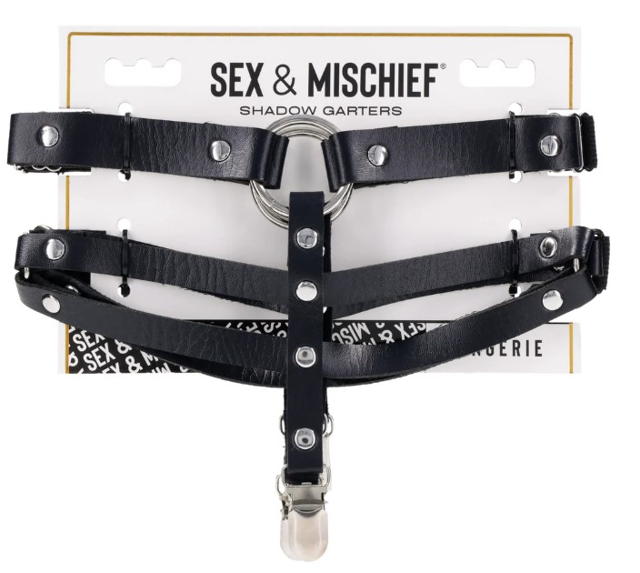 ynZcNlxu Shadow Garters - Black - Image 1