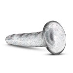 Naturally Yours - 5.5 Inch Glitter Dong - Sparkling Clear - Image 4