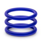 Performance - Vs1 Pure Premium Silicone Cockrings - Medium - Indigo - Image 4