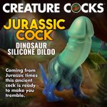 Jurassic Cock Dinosaur Silicone Dildo - Green/blue - Image 5