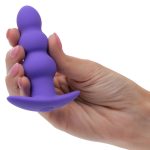 Basic Essentials Rechargeable Beaded Probe - Purple - Image 3