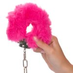 Ultra Fluffy Furry Cuffs - Pink - Image 3