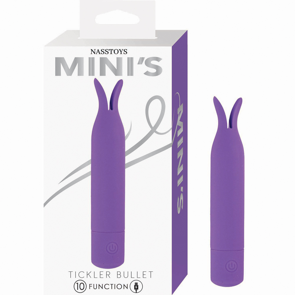 zUAzBM6L Nasstoys Minis Tickler Bullet - Purple - Image 1