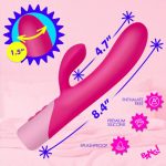 Clit Tapping Vibrating Rabbit - Pink - Image 2