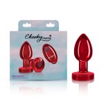 Vibrating Red Metal Remote Plug - Medium - Image 3