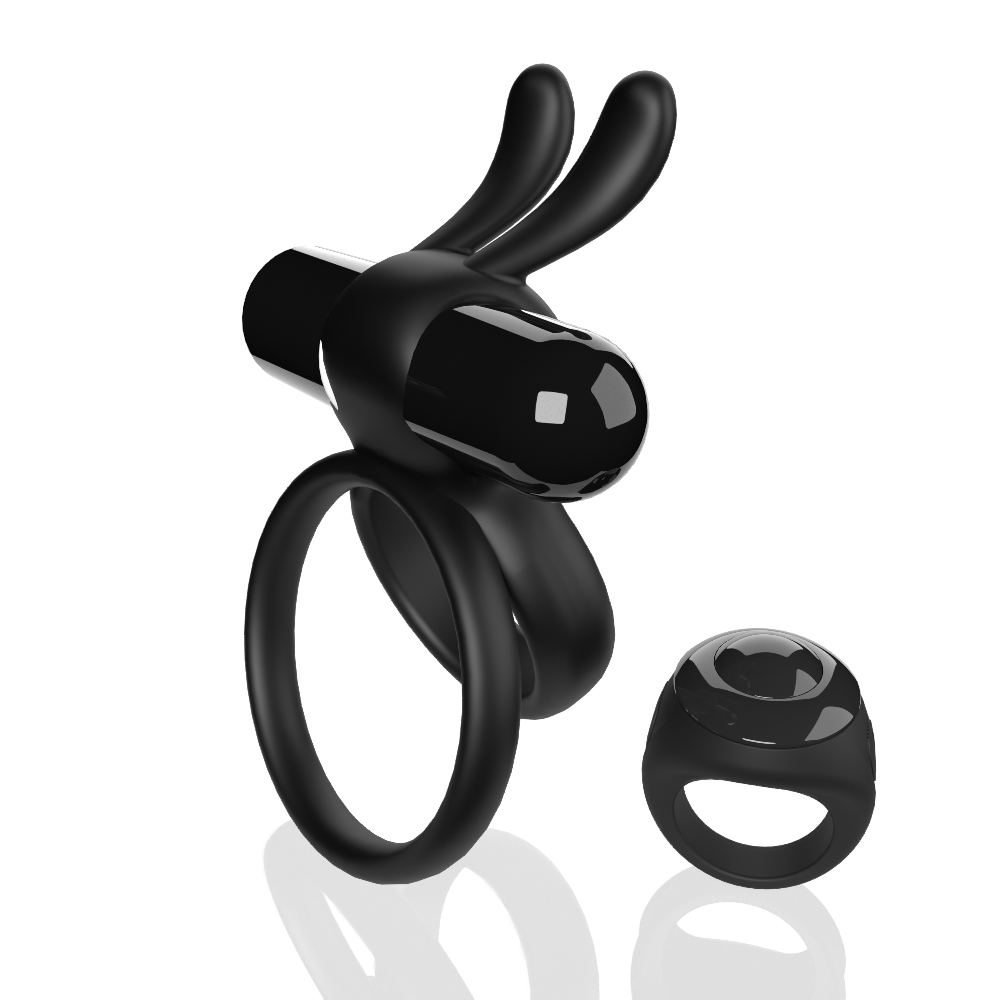 zovqKXsidngp3AZtopgoekD1As5yNwix Screaming O Remote Controlled Ohare XL Vibrating Ring - Black - Image 1