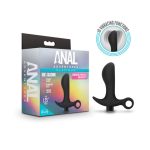 Anal Adventures- Platinum - Silicone Vibrating Prostate Massager 01 - Black - Image 2