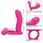 Silicone Rechargeable Double Diver - Pink - Image 2