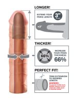 Fantasy X-Tension Mega 3-Inch Extension - Flesh - Image 2