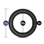 Performance - Vs2 Pure Premium Silicone Cockrings - Small - Black - Image 5