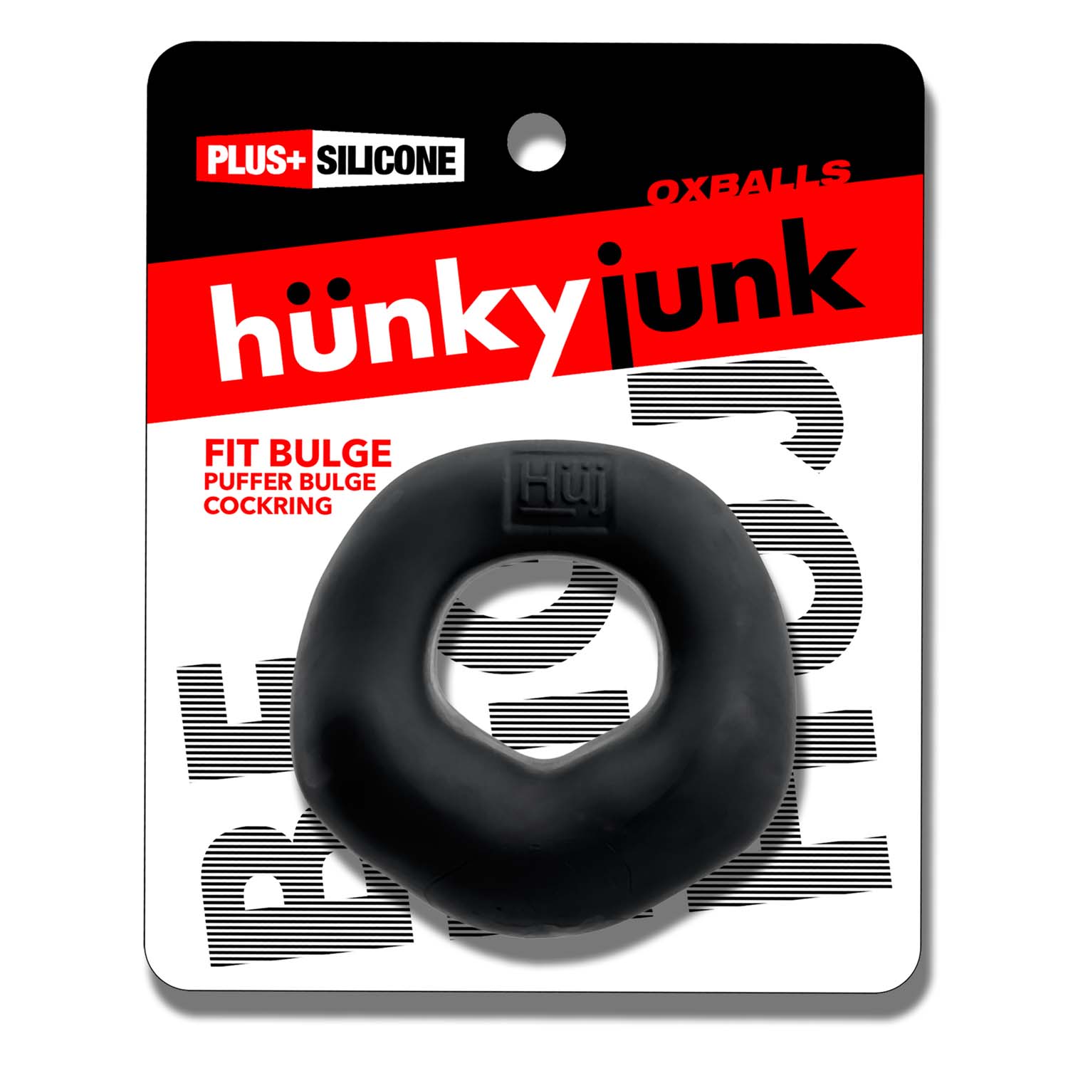 DdVBmLT4 Fit Bulge Hung-Style Cockring Black Fog - Image 1