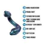Temptasia Twin Python Silicone Double Ended Dildo - Image 6