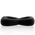 Boomerang Double-Ring Cockring & Nut-Tugger Black - Image 3