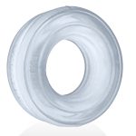Roto Grooved Gripper-Ribbed Cockring Clear Steam - Image 3