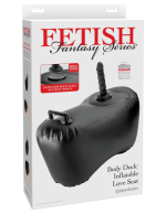 Fetish Fantasy Series Body Dock Inflatable Love Seat Black