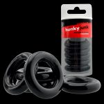 Jacker 5-Stack Five-Pack Tube Super-Strong Cockrings Black - Image 4