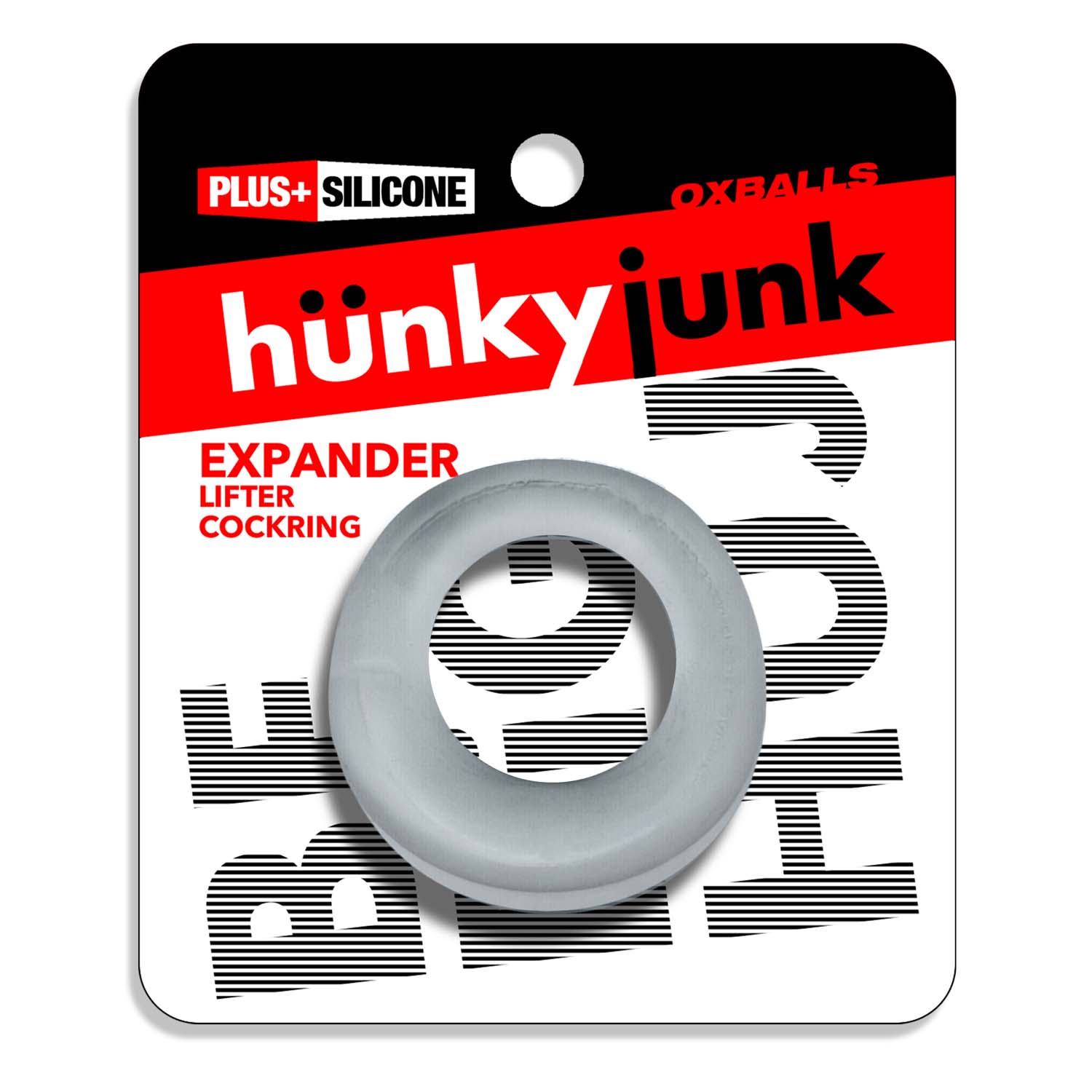 xLrxIBqs Expander Slimmer Scoop Style Cockring Clear Steam - Image 1
