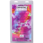 Crystal Jellies - Curved Realistic Cock With Balls - 8 Inch Teal