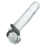 Alpha Liquid Silicone Beaded Crazy 8 Ring Grey - Image 2