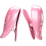 Pretty Love Leaf Wireless Vibrating Nipple Clamps Pink - Image 3