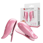 Pretty Love Leaf Wireless Vibrating Nipple Clamps Pink - Image 5