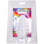 Crystal Jellies - Anal Twist - 6 Inch Clear