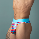 Soo Cumfy Gingham Thong Gingha Large Xl