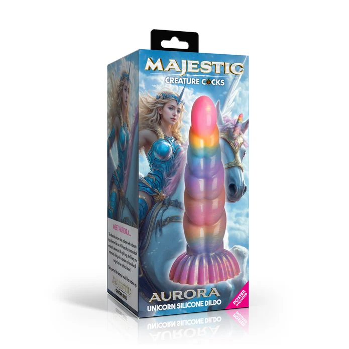 CuYudzix Aurora Unicorn Silicone Dildo - Image 1