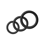 Silicone Ring Pack Red and Black - Image 3