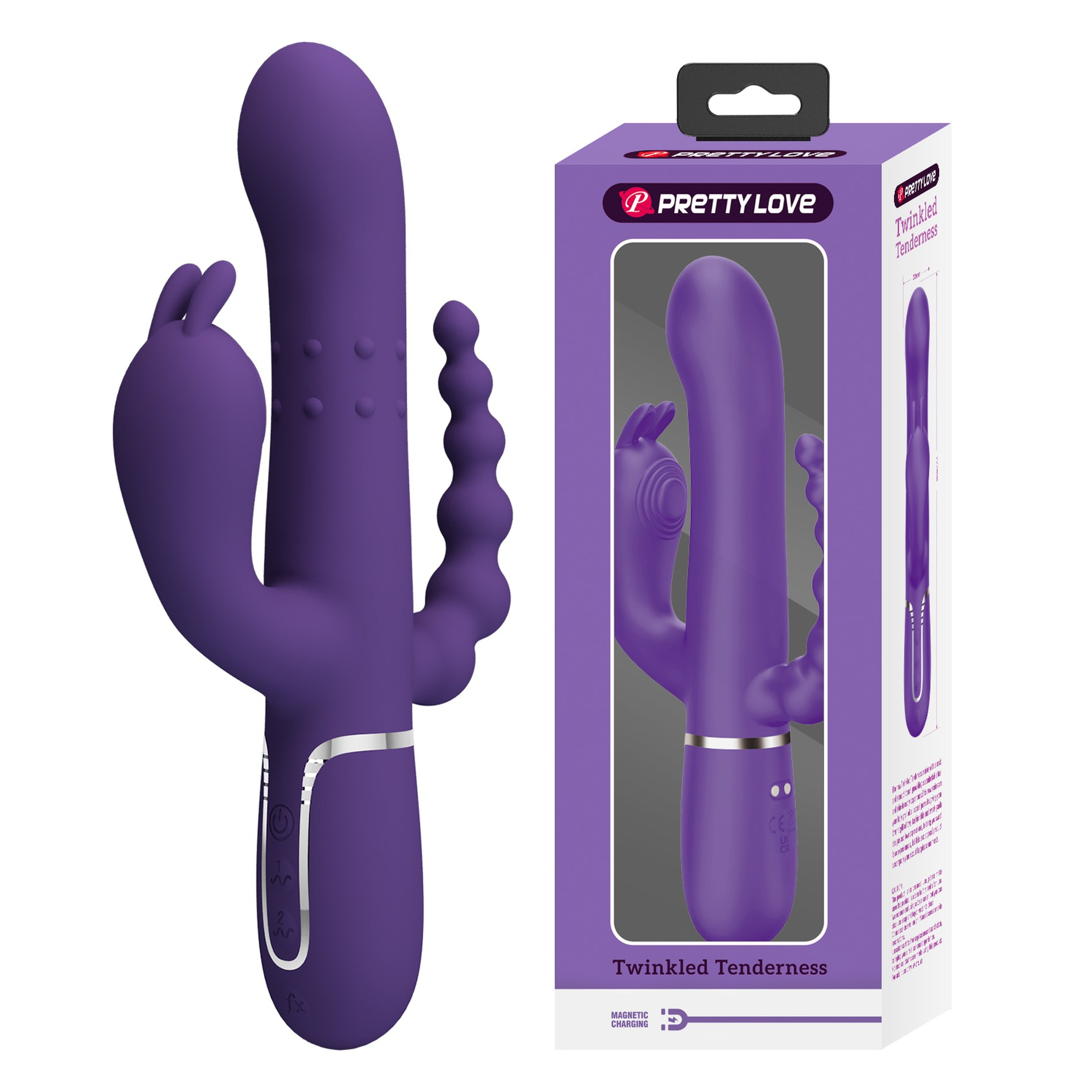 LLBhtjvn Pretty Love Cammy 4 in 1 Twinkled Tenderness Purple - Image 1