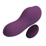 Pretty Love Mane Magnetic App-Controlled Panty Vibe - Purple - Image 2
