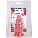 Crystal Jellies - Anal Twist - 5 Inch Pink