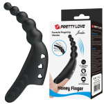 Pretty Love Jordin Beaded Finger Vibe - Black - Image 5
