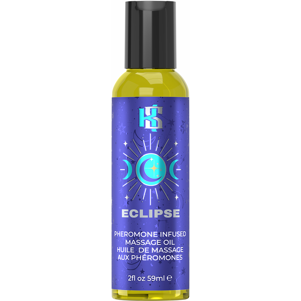 VcwwLNcQ Celestial Collection Eclipse Pheromone Massage Oil 2 Fl Oz/59 ml - Image 1