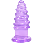 Crystal Jellies - Anal Twist - 5 Inch Purple - Image 2