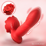 Bl Thrusting Silicone Vibrator Red - Image 2