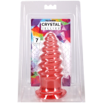 Crystal Jellies - Anal Twist - 7 Inch Pink