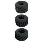 Super Stretchy Stroker Rings Black - Image 3