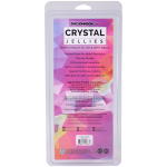 Crystal Jellies - Curved Realistic Cock With Balls - 7 Inch Purple