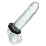 Alpha Liquid Silicone Beaded Optimum Ring Black - Image 2