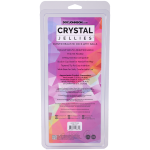 Crystal Jellies - Curved Realistic Cock With Balls - 7 Inch Pink