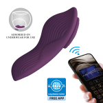 Pretty Love Mane Magnetic App-Controlled Panty Vibe - Purple - Image 4