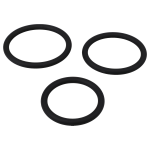 Titanmen - Slim C-Ring - 3 Piece Silicone Set Black - Image 2