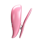 Pretty Love Leaf Wireless Vibrating Nipple Clamps Pink - Image 2